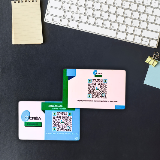 DeniZ Lite | Carte de visite à code QR | PVC